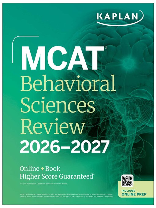 Title details for MCAT Behavioral Sciences Review 2026-2027 by Kaplan Test Prep - Wait list